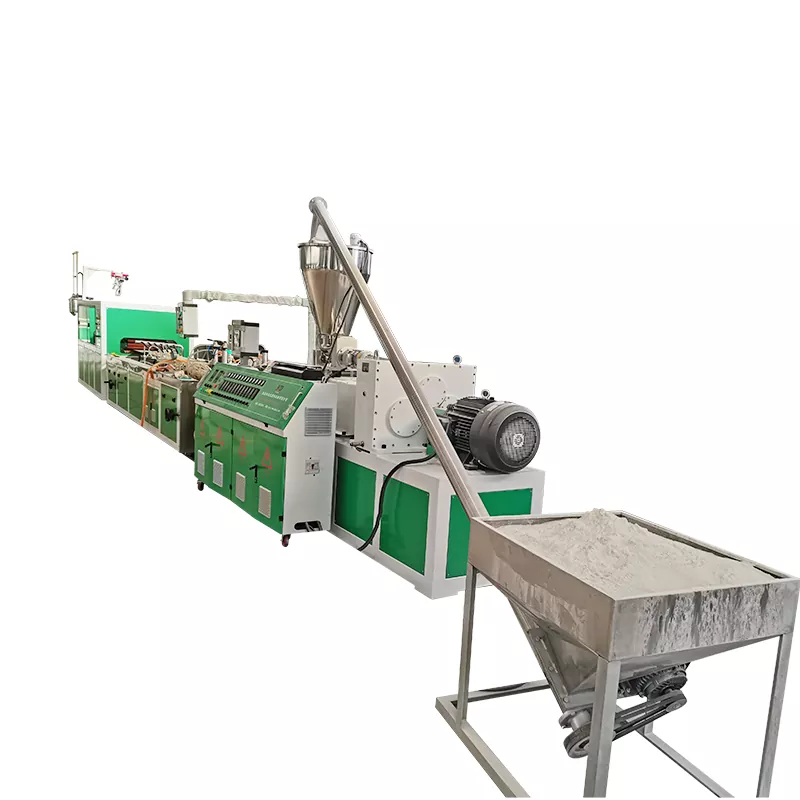 Barisan Pengeluaran Papan Dinding Gentian Buluh PVC